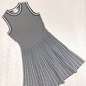 Kate Spade Mini Check Skater Knitted Dress (M)